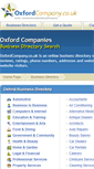 Mobile Screenshot of oxfordcompany.co.uk
